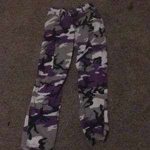Purple Camo Pants